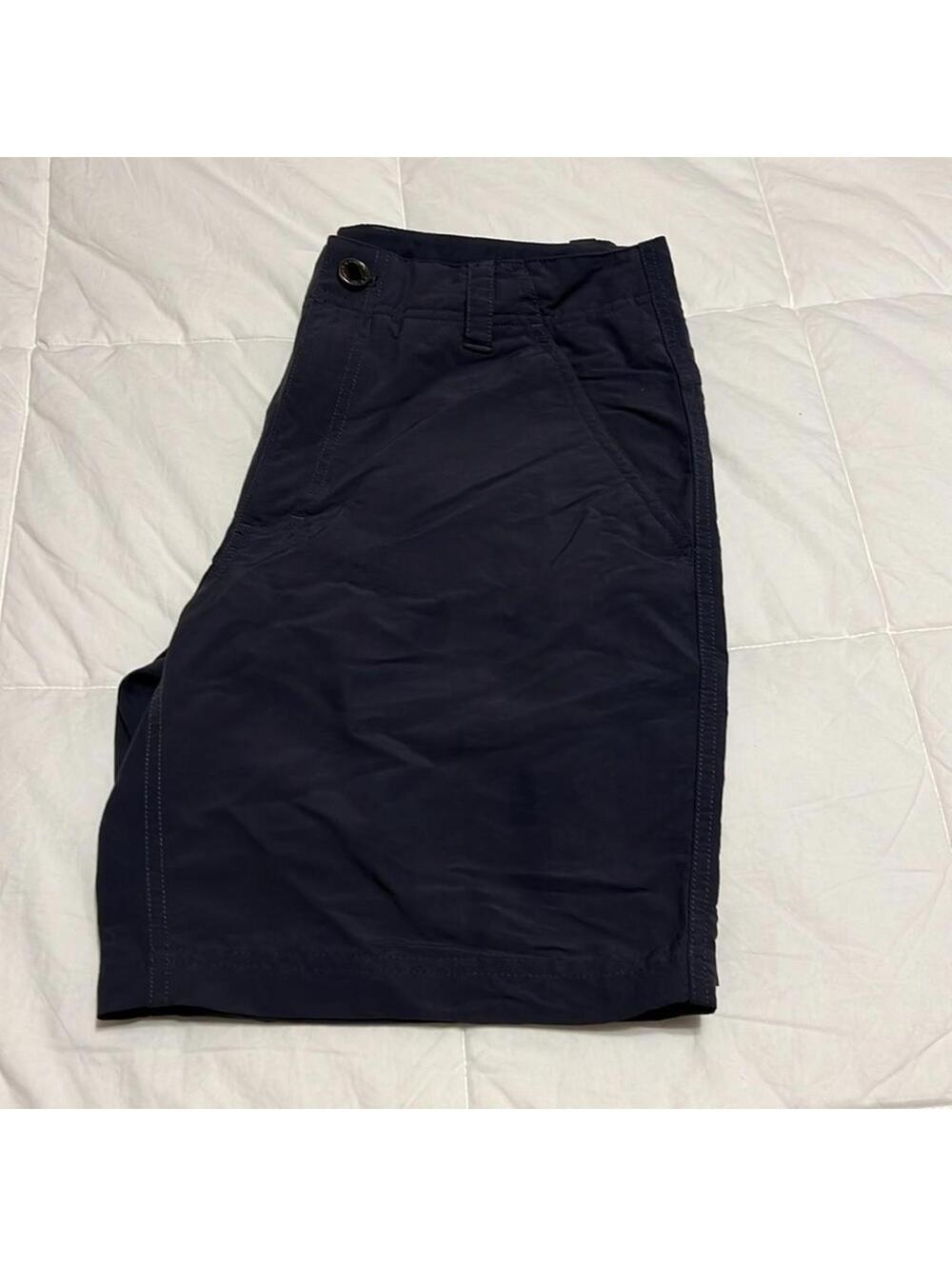 ExOfficio Navy Blue/Grey Nylon Cargo Shorts Men's Size 30 Hiking Travel - Picture 2 of 7